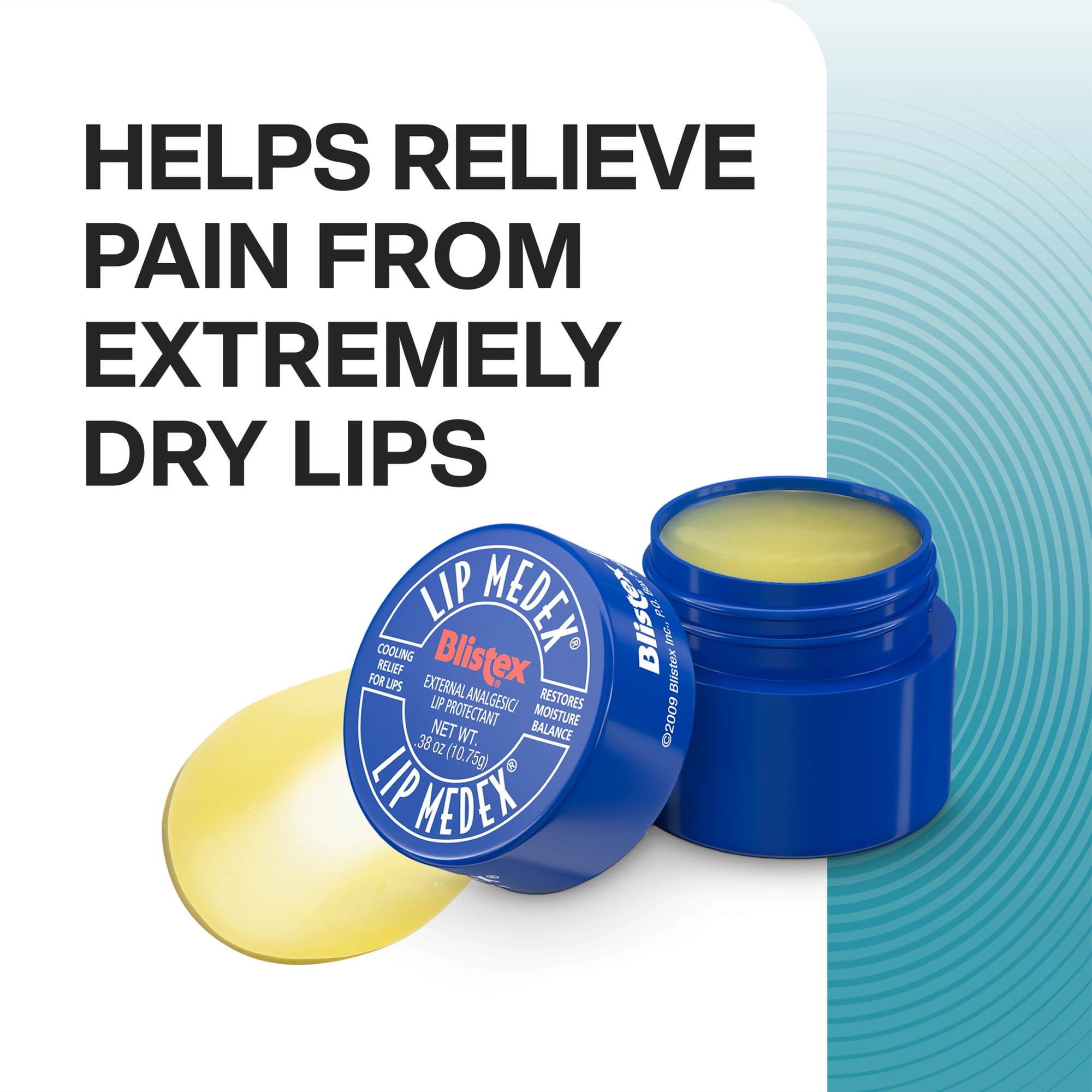 Blistex Lip Medex - 1 Count, 0.25oz -Medicated Relief with Immediate Cooling