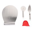 thumbnail image 1 of 4 unids Torta Transfer Spade Pizza Spatula Acero Inoxidable Pizza Peel Cocina Pala, 1 of 5
