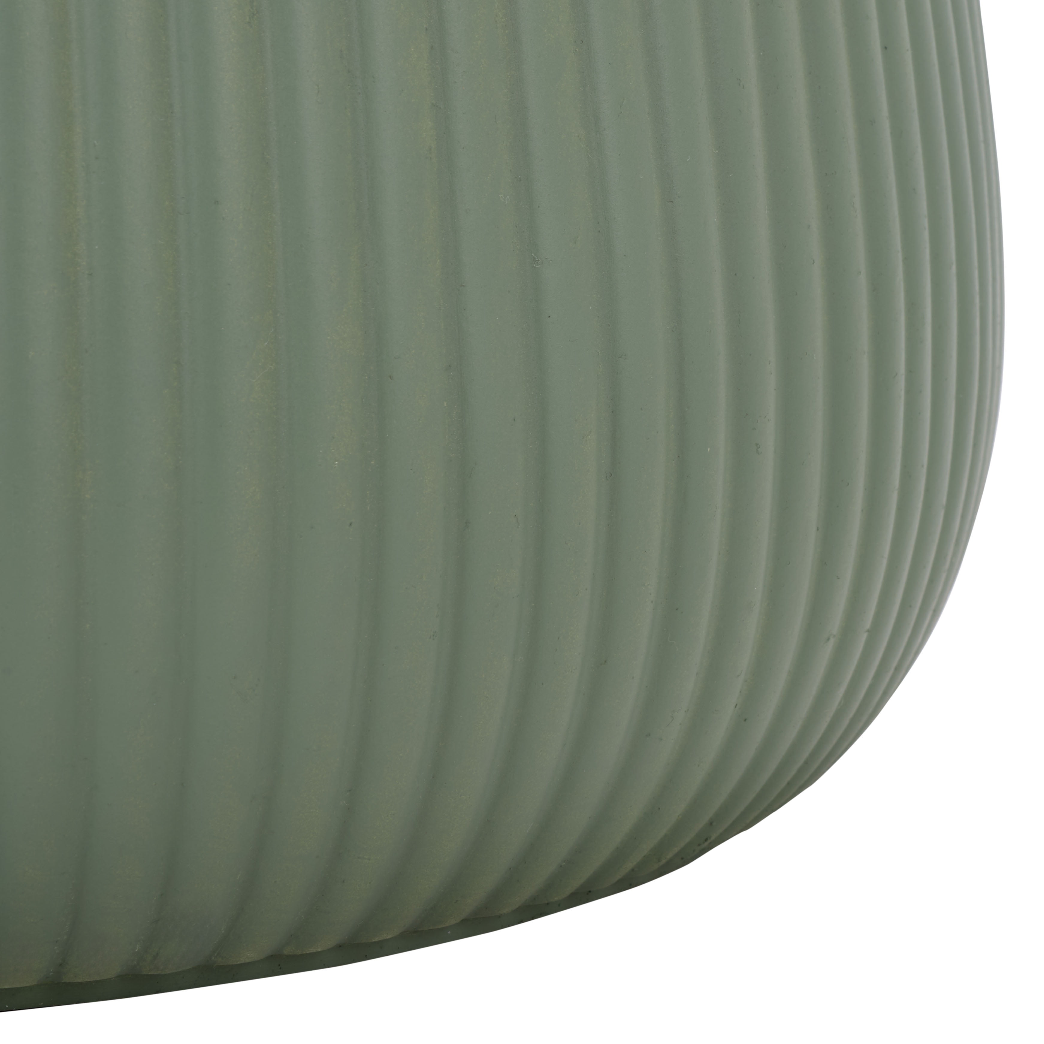 Safavieh Sara Round Green Fiber Clay Plant Pots - Set of 3
