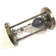 thumbnail image 4 of Maritime Treasures Decorative Nautical Brass Sand Timer Hourglass with Maritime Compass Both End, 4 of 4