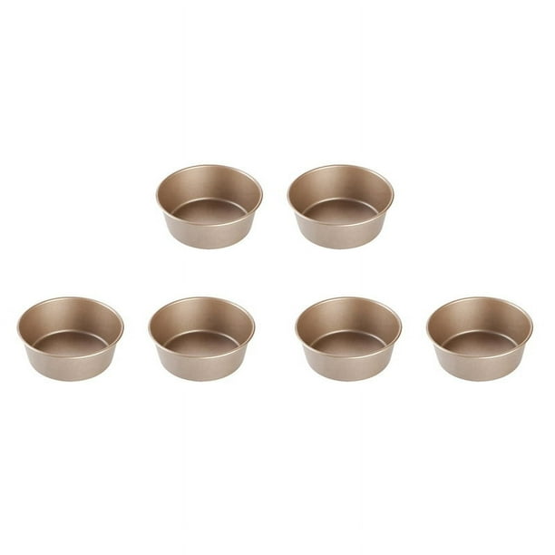 6 Moldes para Hamburguesas, Plantilla Circular, Cacerola de Acero Inoxidable, Esfera, Molde para Pasteles, Tostadora, Sartenes para Horno, Kits de Pizza para Hornear