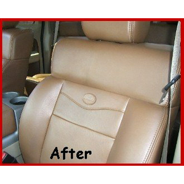 Leather Repair Kit / Leather Color Kit / Cleaner / Color Restorer / Sponge  Applicator (Leather Repair) (Vinyl Repair) (Leather Dye) (Bone) 