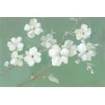 thumbnail image 2 of Nai, Danhui 32x23 Gold Ornate Wood Framed with Double Matting Museum Art Print Titled - Blossoms on Sage, 2 of 4