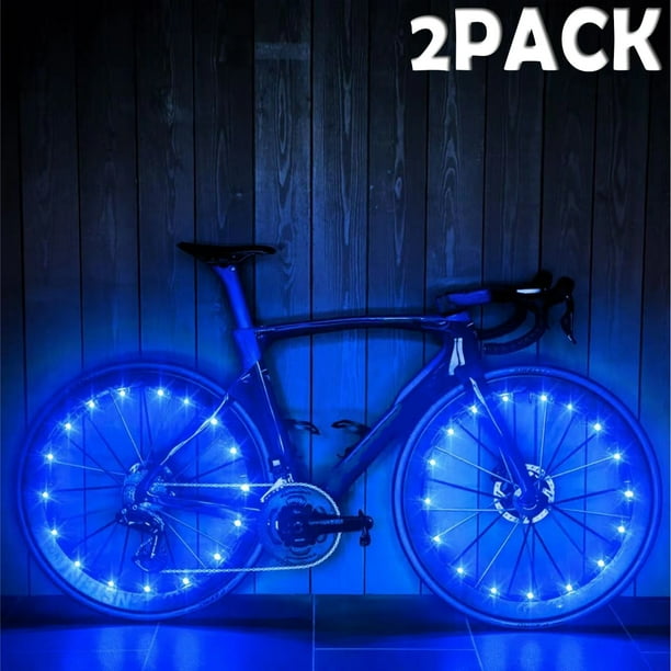 Bike Wheel Lights 2 Tires Bicycle Spoke Lights Night Riding LED Bike
