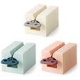 thumbnail image 1 of Exprimidor de pasta de dientes Y-Kelin, paquete de 3 con soporte (rosa, blanco y azul), 1 of 8
