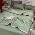 thumbnail image 1 of Japanese Washed Cotton Summer Quilt Can Be Water Machine Washable Household Air Conditioner Blanket Portable Combination Set, 1 of 1