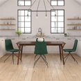 thumbnail image 6 of Pemberly Row Contemporary Velvet Swivel Side Chair in Emerald, 6 of 7