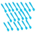 thumbnail image 2 of 100 mini espátulas desechables Perfecl Cucharas de crema de Plástico azul, 2 of 8