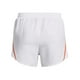 thumbnail image 5 of Pantalones cortos Under Armour Fly by 2.0 para mujer, blanco y naranja, 3XL, 5 of 5