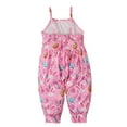 thumbnail image 4 of KVPLBQFD Toddler Girls Sleeveless Rompers with Adorable Print Kids Soft Breathable Jumpsuit Comfortable Lightweight Coveralls for Baby, 4 of 8