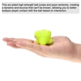 thumbnail image 4 of Uxcell Bounce Reaction Balls Coordination Training Ball Agility Trainer TPR Low Difficulty, Yellow 4 Pack, 4 of 5
