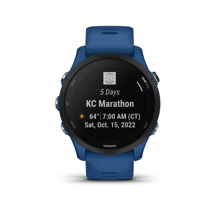 GARMIN - 宮　GARMIN Forerunner 255 Tidal Blue Garmin Forerunner® 255, Tidal Blue - GPS Multi activity