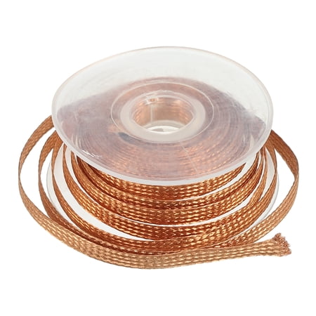 Uxcell Solder Wick Braid No Clean Desoldering Wick Braid 0.14 inch x 9.84 Feet for Electrical Components 1 pack