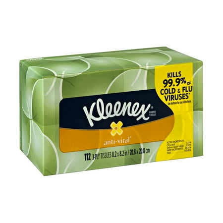 Kleenex Anti-viral Facial Tissue 112ct