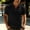 Black, variant on COSFO Short Sleeve Polo Shirts for Men Big and Tall Casual Golf Black Shirts Classic Fit Summer Collared Lightweight Pullover Tops