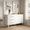 6 Drawer-White, variant on Asofer 5-Drawer White Dresser Cabinet with Metal Handle, Sturdy Wood Chest for Bedroom, Living Room