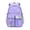 Purple, variant on Cute 18.11in Plaid Bear Student Backpack, Multi-Pocket Daily Rucksack, Ideal Birthday Gifts for Primary Students, Lightweight Nylon Back to School Bag for Ages 6-14