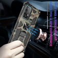 thumbnail image 3 of Funda protectora magnética de TPU + PC con soporte para Samsung Galaxy A52 4g/5g con armadura de camuflaje a prueba de golpes, 3 of 5