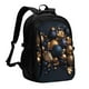 thumbnail image 1 of Easygdp Elegant Golden Blue Ornaments Mochila para Laptop de Viaje con Puerto USB, Mochila para Laptop con Puerto de Carga USB para Mujeres y Hombres, 1 of 7