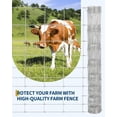 thumbnail image 5 of Memoryfield 5 ft x 328 ft Farm Fence, 12 Gauge Galvanized Livestock Wire Fencing, Cattle Fence for Goat, Deer & Livestock Protection, 5 of 10