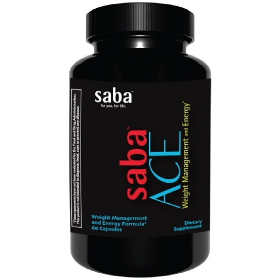 Saba Appetite Control and Energy DMAA Dietary Supplement, Weight Management Supplement, 60 Capsules