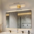 thumbnail image 6 of Battery Operated Wall Sconces Set of Two,Rechargeable Wall Sconces Set of 2 with Remote Control Dimmable Wall Light Decor for Living Room, Bathroom for, 24 Inch, Gold, 6 of 6