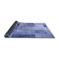 thumbnail image 2 of Ahgly Company Indoor Rectangle Patchwork Blue Transitional Area Rugs, 3' x 5', 2 of 4