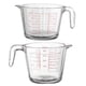 thumbnail image 1 of Vaso Dosificador shamjiam Taza medidora Cristal Resistente 18x10,5x10cm + 21x13,5x11cm, 1 of 9