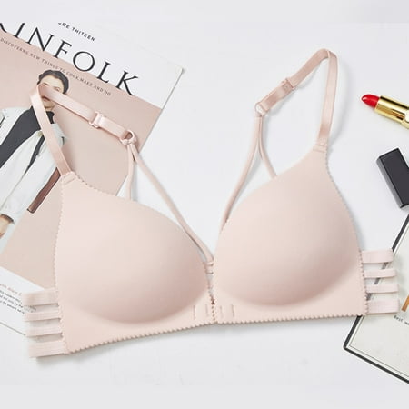 

Promotion！Women Bra Push Up Bra Cross Beauty Back Bra Underwear Smooth Lingerie Bras Padded Bralette