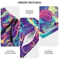 thumbnail image 6 of joogoo Mens Swim Trunks Graffiti Beach Shorts Drawstring Elastic Waist Swimwear Bathing Suits XXL, 6 of 7