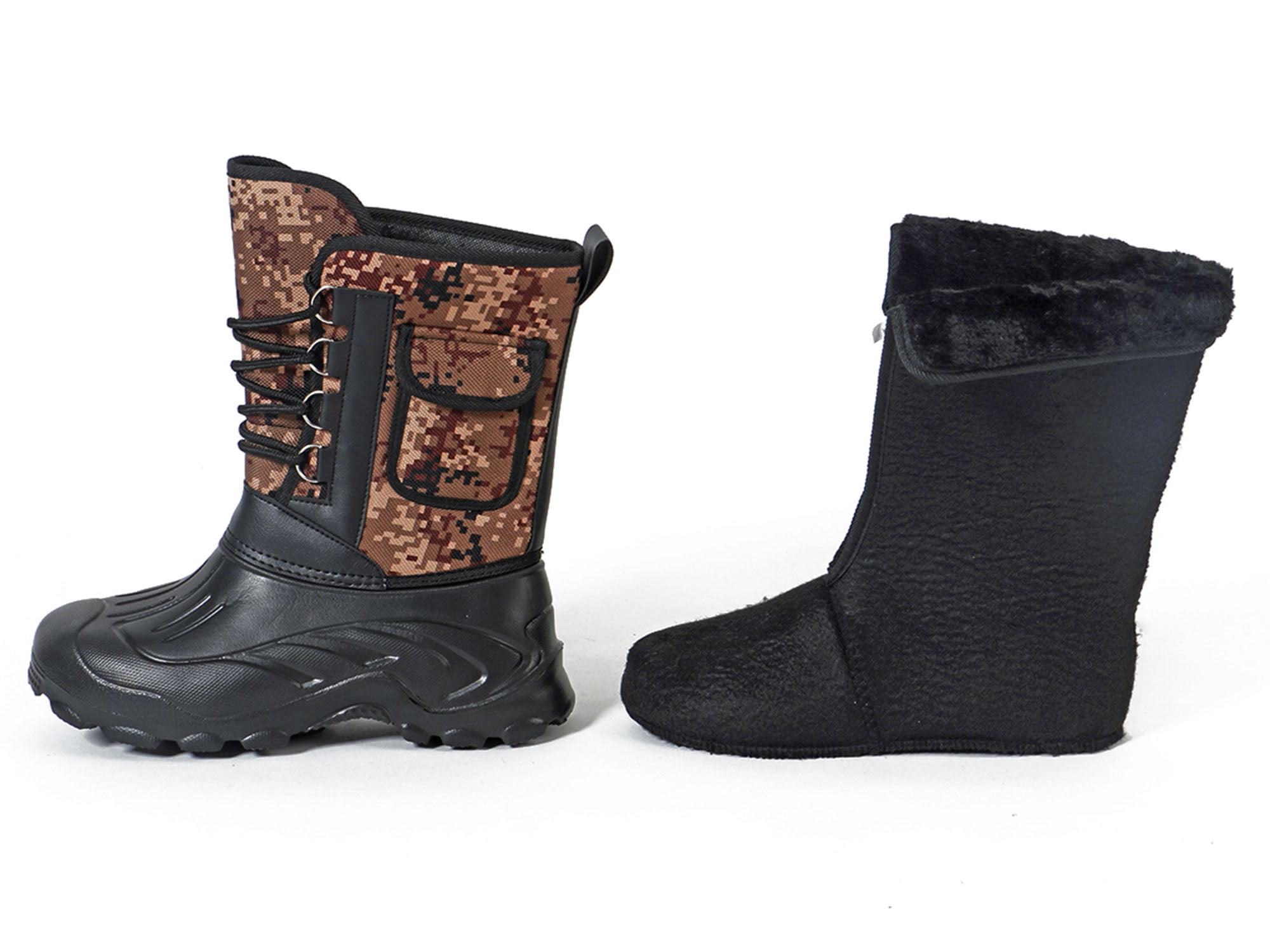 OwnShoe Men's Snow Boot Waterproof Warm Rain Booties Outdoor Shoes