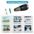 thumbnail image 2 of CIYISON Industrial IP68 Waterproof 12mm 8Pin A type to RJ45 Adapter 10Gb/s Data Speed, 2 of 11