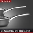 thumbnail image 4 of Calphalon 8 Pc Cookware Set w/ 2 Fry Pans, Saucepan, Pot, Skillet, and Lids, 4 of 7
