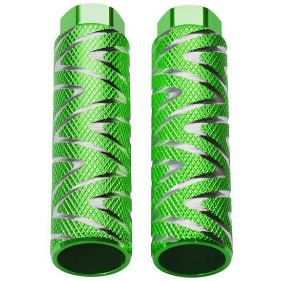 2 Pcs Aluminum Alloy Bike Pegs BMX Pedals Fit 3/8 Inch Axles Bicycle Back Seat Pedals