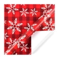 thumbnail image 4 of CCOCC 1 Pack Christmas Paper Holiday Gift Wrap Red&Black Plaid Xmas Design for Christmas,Birthday,Wedding,Baby Shower,Bridal Shower,Party,Christmas Wrapping Paper, 4 of 7