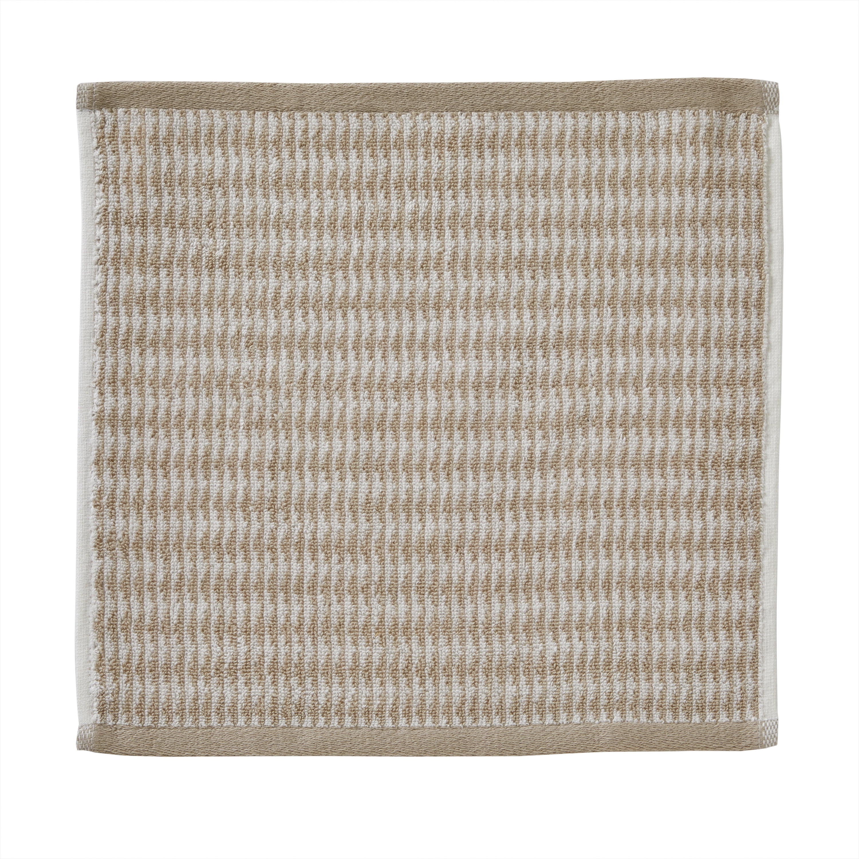 SKL Home 4 Piece Monogram Cotton Washcloths, Beige