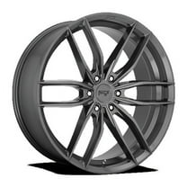Niche 1PC Aluminum Rim M204 VOSSO 20X9in Matte Anthracite Finish, M204209089 20