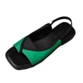 thumbnail image 2 of Viluyesy Slippers for Women Non-Slip High Heel Open Toe Womens Graceful Footwear Green Size 36, 2 of 10