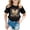 Black, variant on Girls Back To School Outfit Retro Soft & Lightweigh Round Neck 1/4 Sleeve Preschool Pencil Bow Girls First Day Of School T-Shirt