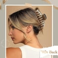 thumbnail image 2 of 4.8 pinzas de pelo extra grandes para cabello largo y grueso, pinzas de plátano grandes de sujeción fuerte para mujeres y niñas, pinzas de mandíbula resistentes y antideslizantes para cabello fin, 2 of 5