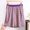 Purple, variant on YHAJDS Sleep Lounge Sweatshorts for Women Striped Print Lightweight Loose Pocket Lounge Shorts