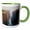 Green/White, variant on 3drose, Victoria Falls, Zambia, 11oz Magic Transforming Mug