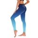 thumbnail image 1 of Gibobby Leggings deportivos Mujer Leggings casuales para mujer Leggings para entrenamiento sin costuras Pantalones para compresión para correr en el gimnasio（Azul， S), 1 of 3