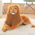 thumbnail image 2 of Peluche gigante de León de simulación para niños, almohada de felpa de Tigre, Animal del bosque, bonito regalo de cumpleaños, 30-120CM, 2 of 4