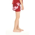 thumbnail image 5 of Girl's Hawaiian Athletic Sportswear Tennis Shorts with Built-in Tights in Lotus and Orchid Red Size XS, 5 of 5