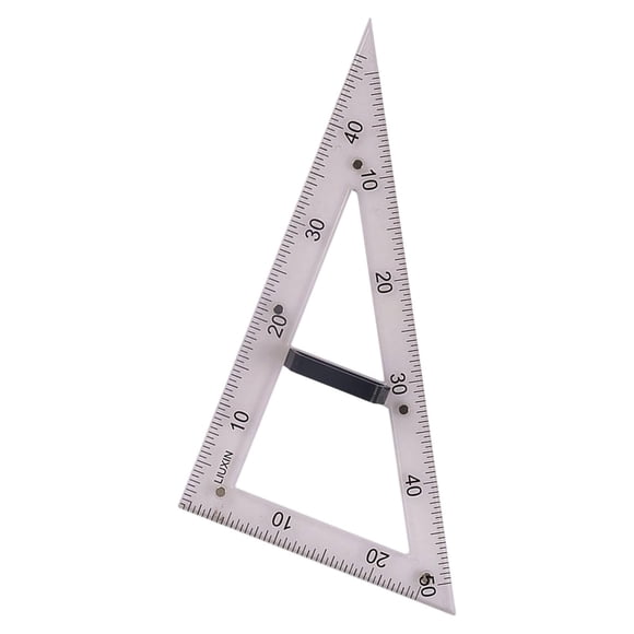 ZLight Large Geometry Math Ruler Teaching Ruler Whiteboard Degree Teachers Board 60 Ruler for Black Clear 60 Degree Ruler