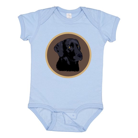 Inktastic Black Lab Dog Labrador Retriever Boys or Girls Baby Bodysuit