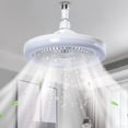 thumbnail image 1 of Feltree Remote Control Ceiling Fan Light, 30W 9.8 Inch Silent 3-Speed Adjustable Fan with Dimmable LED for Home and Bedroom, 1 of 8