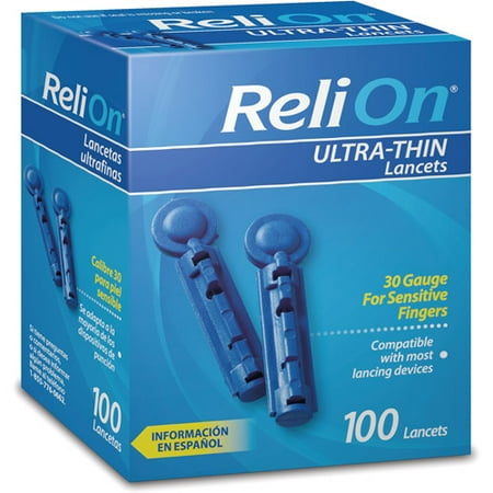 ReliOn 30G Ultra Thin Lancets 100ct