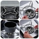 thumbnail image 2 of EeaseMX Estantes para Wok a prueba de viento, anillos para cacerola de leche, suministros de cocina para el hogar (plateado), 4 Uds., 2 of 8